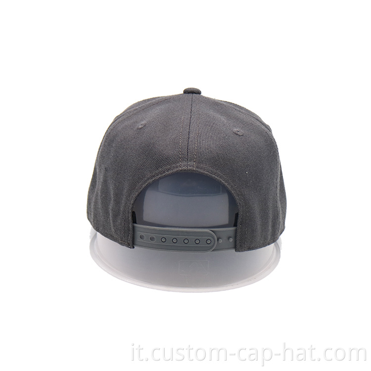 Black Snapback Cap
